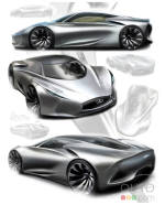 L'�lectrisant concept sport EMERG-E d'Infiniti
