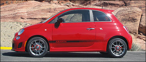 2012 Fiat 500 Abarth left side view