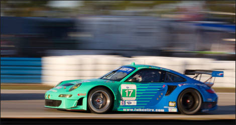 La Porsche 911 GT3 de Falken Tire (Photo: ALMS.com)