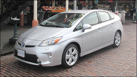 Toyota Prius 2012 vue 3/4 avant