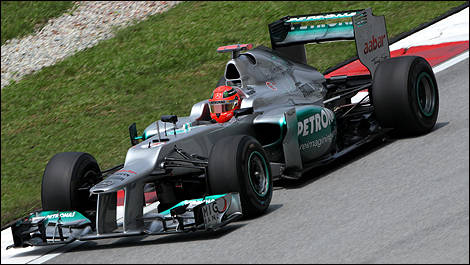 Mercedes W03 F1 Michael Schumacher