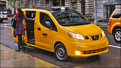 Nissan NV200 front 3/4 view