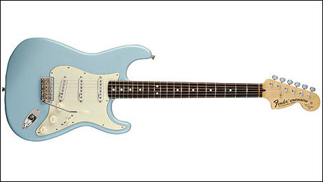 Fender Stratocaster, sonic blue color