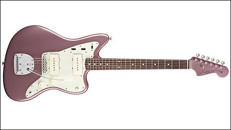 Fender Jaguar, burgundy mist metallic color
