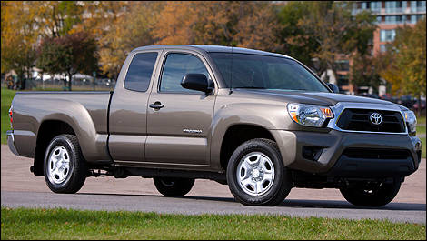 2012 Toyota Tacoma front 3/4 view