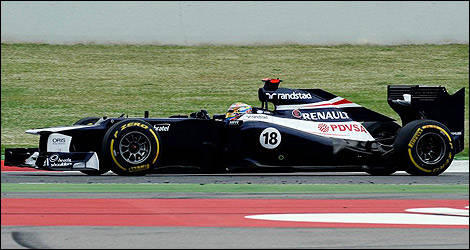 Williams F1 FW34 Pastor Maldonado