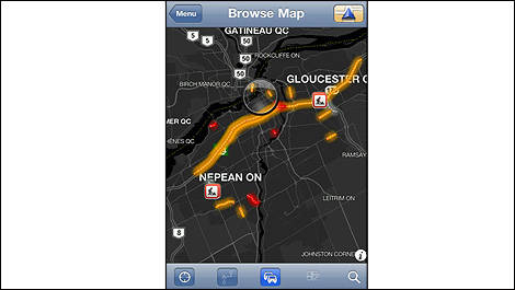 TomTom (v1.10) pour iPhone