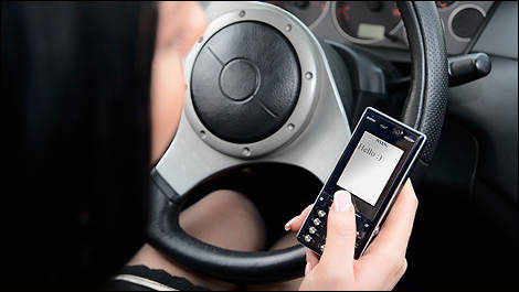 Les messages texte au volant