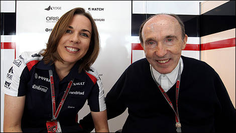 F1 Frank Williams Claire Williams