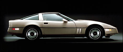 1984 Corvette right side view