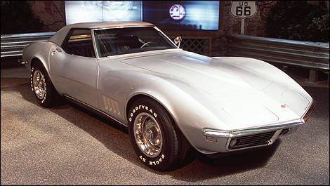 1968 Corvette Coupe front 3/4 view