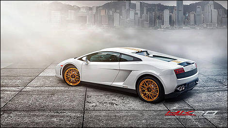 Lamborghini LP550-2 HK20 Edition vue 3/4 arrière