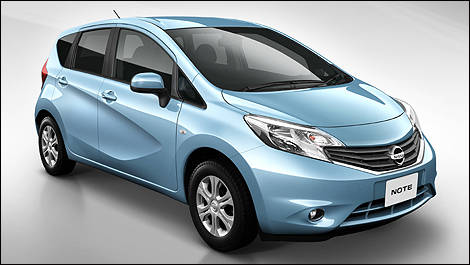 Nissan Note front 3/4 view