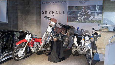 Des motos Honda dans le nouveau James Bond
