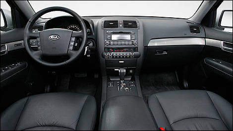 2010 Kia Borrego dashboard