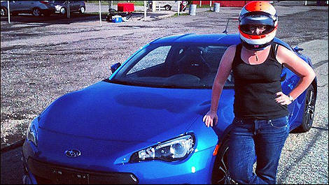Miranda Lightstone Subaru BRZ 2013