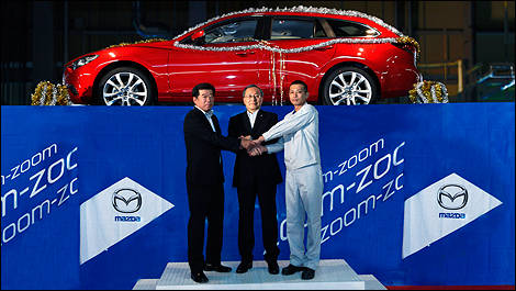 Mazda6 2014 vue côté gauche