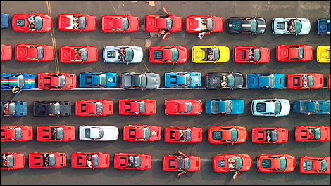 For the Guinness World Record – a 1,000 Ferraris on Parade