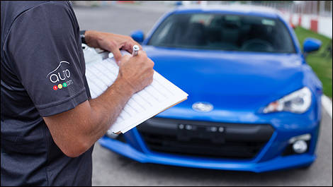 Subaru BRZ 2013 vue de face