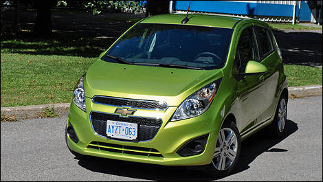 2013 Chevrolet Spark front 3/4 view
