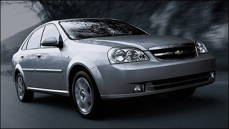 Chevrolet Optra 2006 vue 3/4 avant