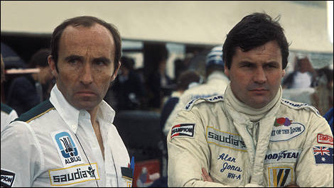 Alan Jones, Frank Williams, F1