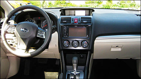 2013 Subaru XV Crosstrek interior