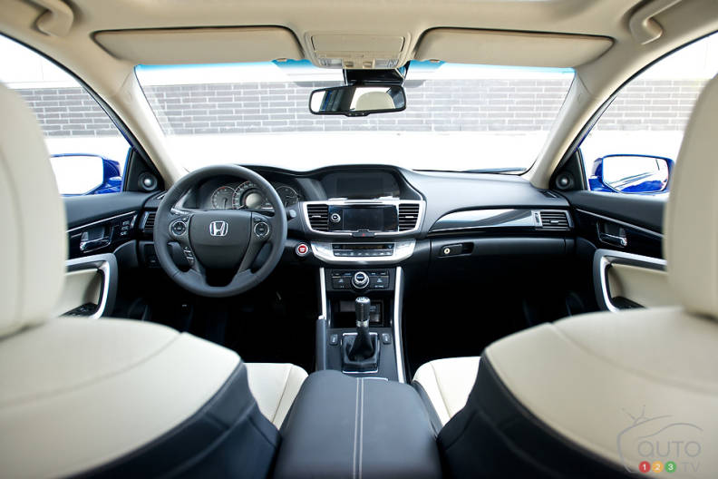 Honda Accord Coupe White Interior