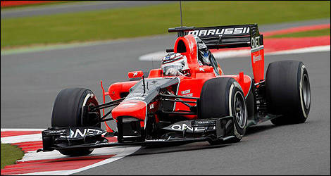 Marussia F1 Silverstone Max Chilton