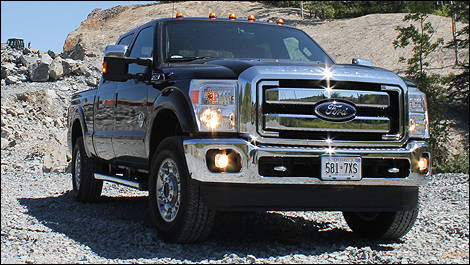 Ford F-250 Super Duty 2012 vue 3/4 avant