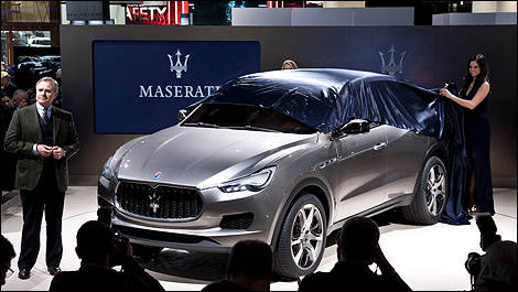 Maserati Levante vue 3/4 avant