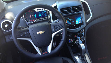 2013 Chevrolet Sonic RS dashboard