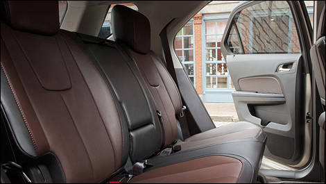 2013 Chevrolet Equinox AWD LTZ rear seats