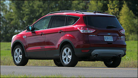 2013 Ford Escape rear 3/4 view