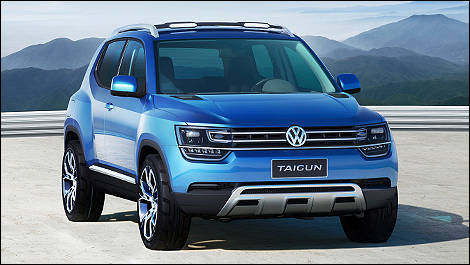 Volkswagen Taigun vue 3/4 avant