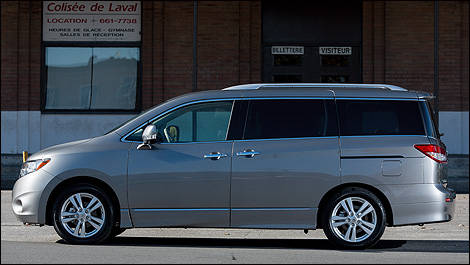 2013 Nissan Quest side view