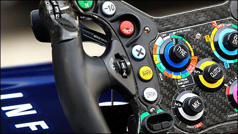 F1 Red Bull RB8 Sebastian Vettel steering wheel