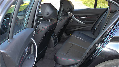 2013 BMW 335i Sport xDrive Sedan rear seats