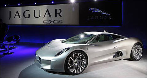 Jaguar C-X75 hybrid