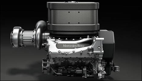 F1 V6 turbo engine Mercedes-Benz