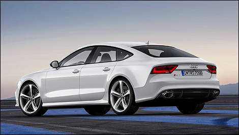 Audi RS 7 Sportback 2014 vue 3/4 arrière