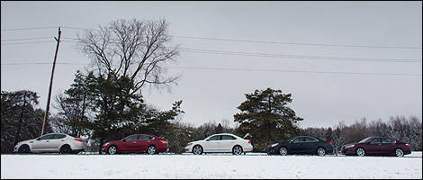 2013 Midsize sedan comparison test