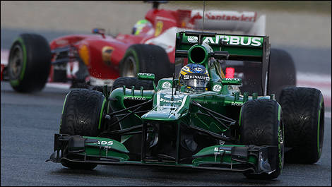 F1 winter test Barcelone 2013