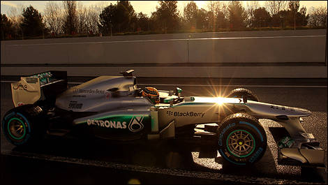 F1 winter test Barcelone 2013