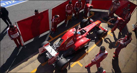 Fernando Alonso, Ferrari F138 (Photo: WRi2)