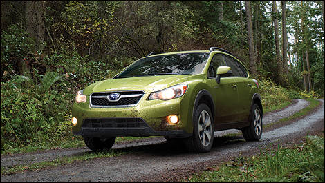 Subaru XV Crosstrek hybride vue 3/4 avant