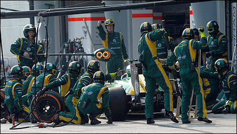 Caterham F1 pitstop