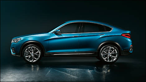 BMW concept X4 vue côté