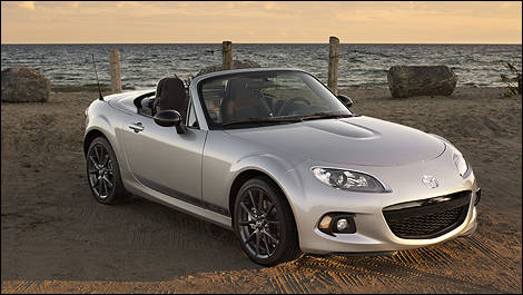 2013 Mazda MX-5  front 3/4 view