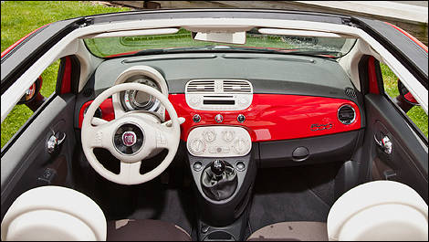 Fiat 500c 2013 habitacle
